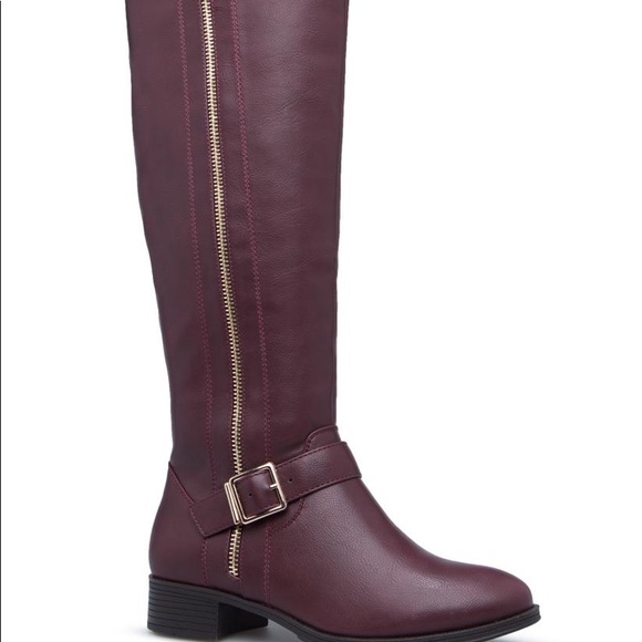 Shoe Dazzle Shoes - 🔥Bordeaux Flat Boot🔥